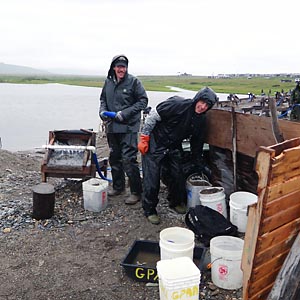 These two worked their butts off doing probably 14 buckets each per day rain or shine during their weeks stay. If your beach claim was missing a bucket chances are they had it... :)