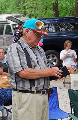 Fellow member Ed sporting a new hat.