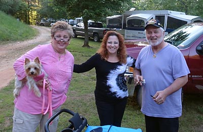 Kathi, Lucy and Eddie.